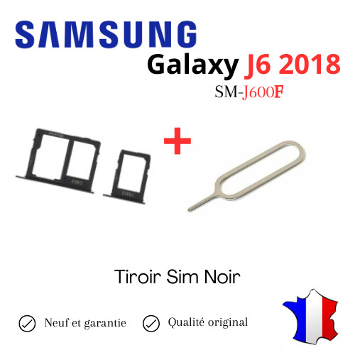 Tiroir sim noir pour samsung - noir,,